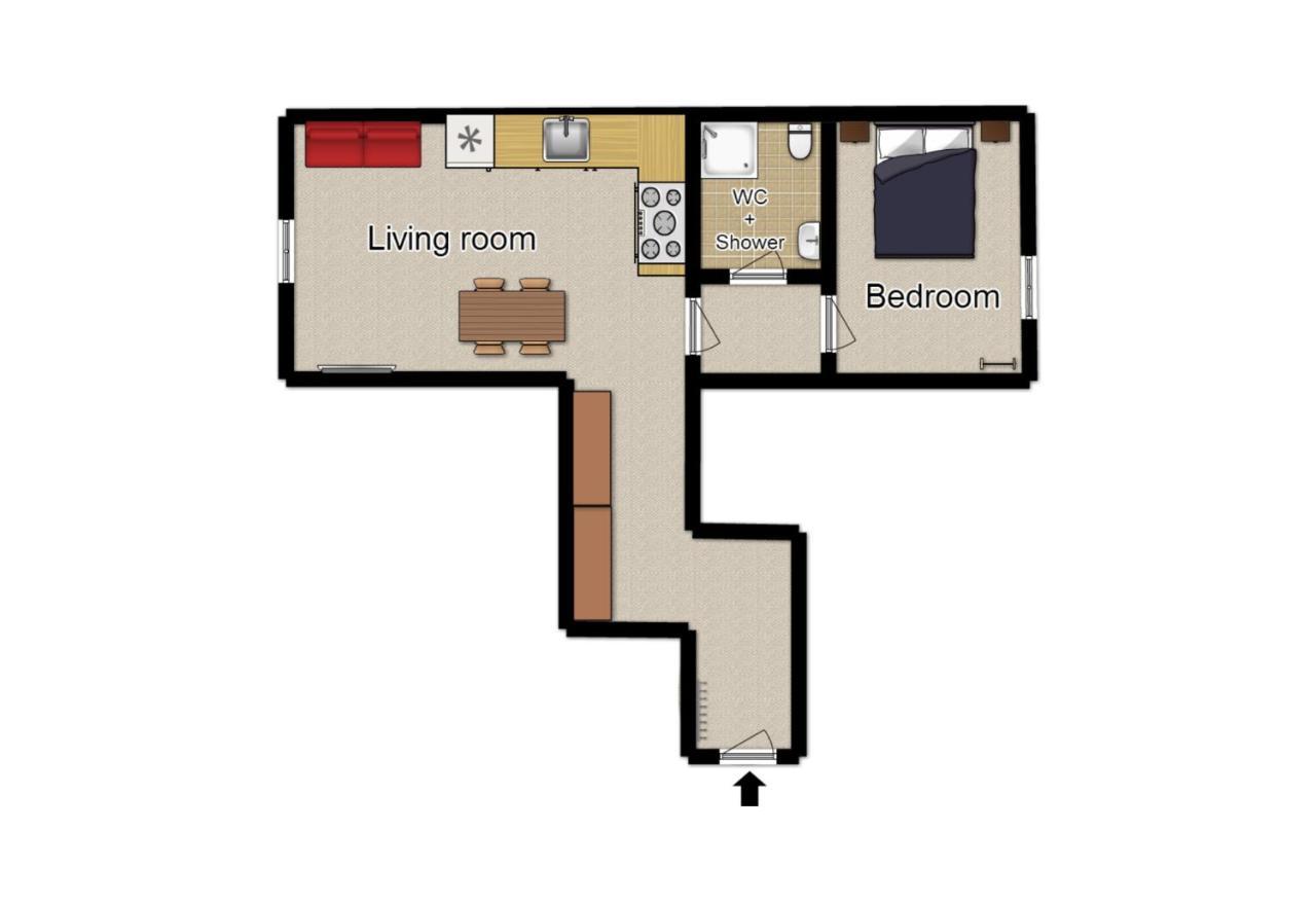 Modern Apartment Charvatova براغ المظهر الخارجي الصورة